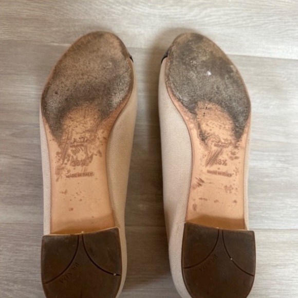 PRADA Canvas Colorblock Pattern flats - Picture 3 of 5